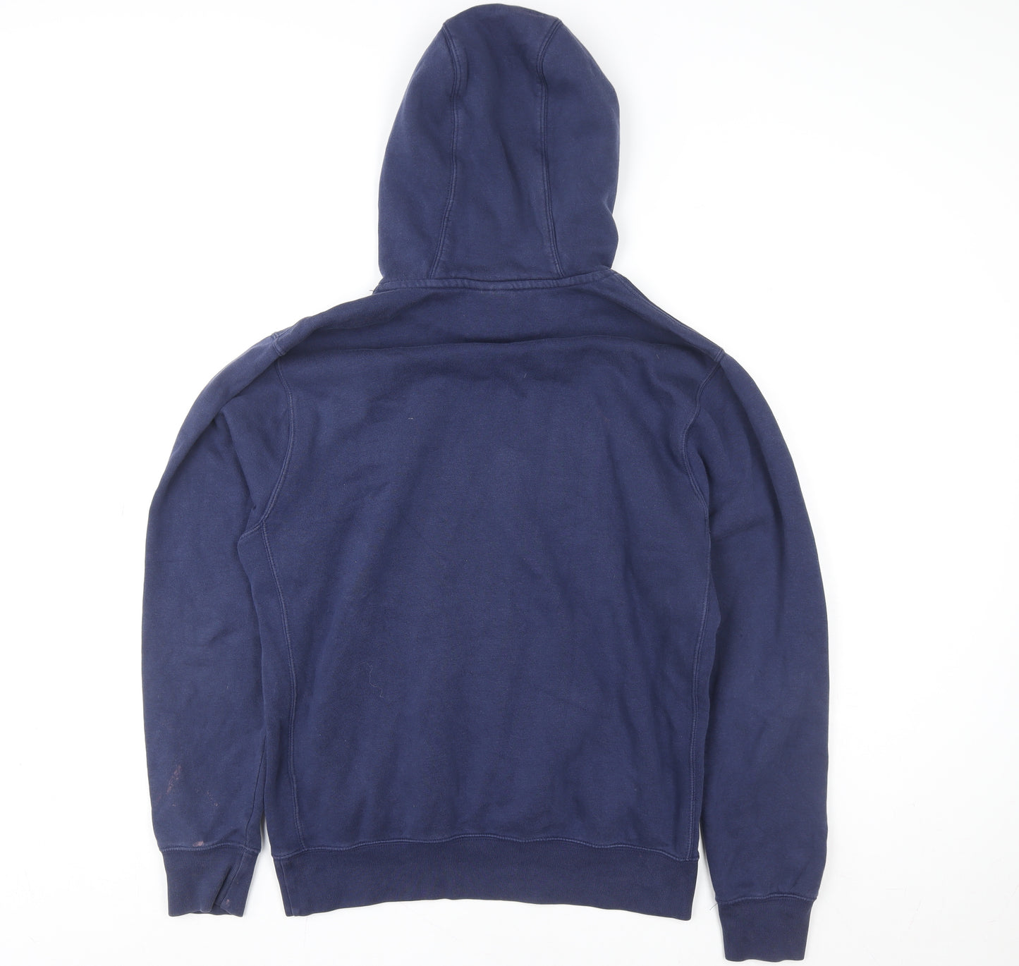 Nike Men's Blue Pullover Hoodie S Graphic Logo Fleece Sweatshirt