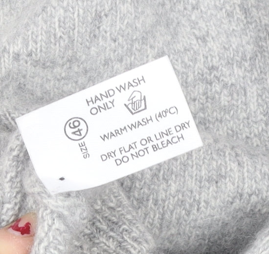 Pringle Men’s Grey Wool Angora Crew Neck Pullover Jumper L