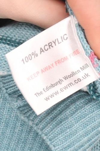 ISLE Women’s Multicoloured Striped Acrylic V-Neck Pullover Jumper Size S 10-12