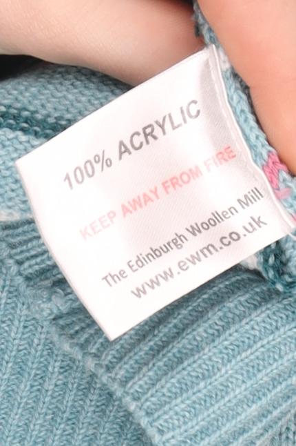 ISLE Women’s Multicoloured Striped Acrylic V-Neck Pullover Jumper Size S 10-12