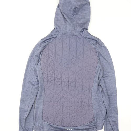 Dunnes Stores Women’s Blue Hooded Full Zip Activewear Jacket Size 10