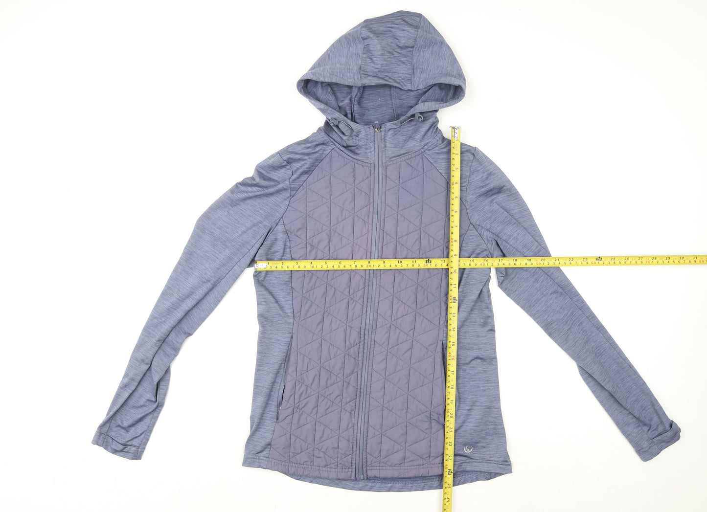 Dunnes Stores Women’s Blue Hooded Full Zip Activewear Jacket Size 10