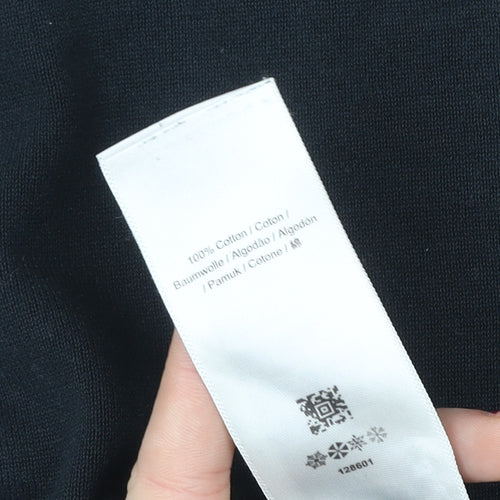 Fred Perry Men's Black Cotton Polo Shirt Size L Regular Fit