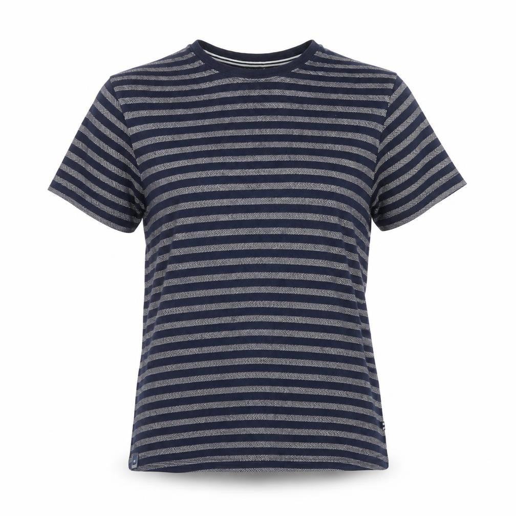 Regatta Unisex Blue Striped Short Sleeve Cotton T-Shirt M