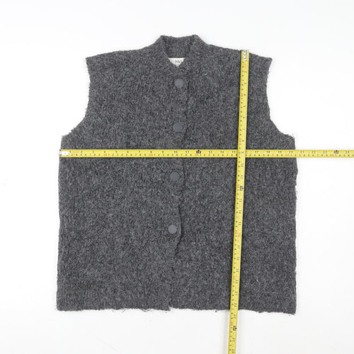 Marks and Spencer Women’s Grey Wool Blend Sleeveless Vest XS