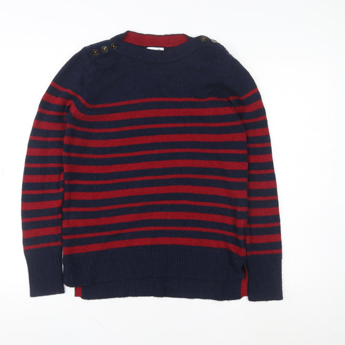 Kenar Womens Multicoloured Striped Wool Blend Jumper Size L