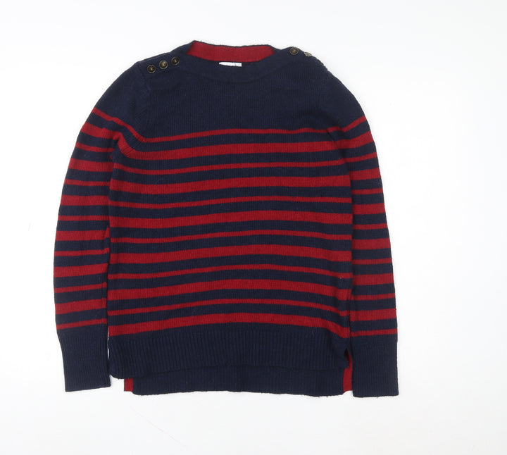 Kenar Womens Multicoloured Striped Wool Blend Jumper Size L