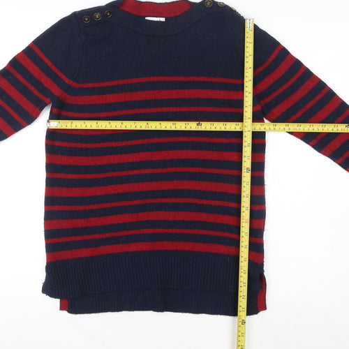 Kenar Womens Multicoloured Striped Wool Blend Jumper Size L
