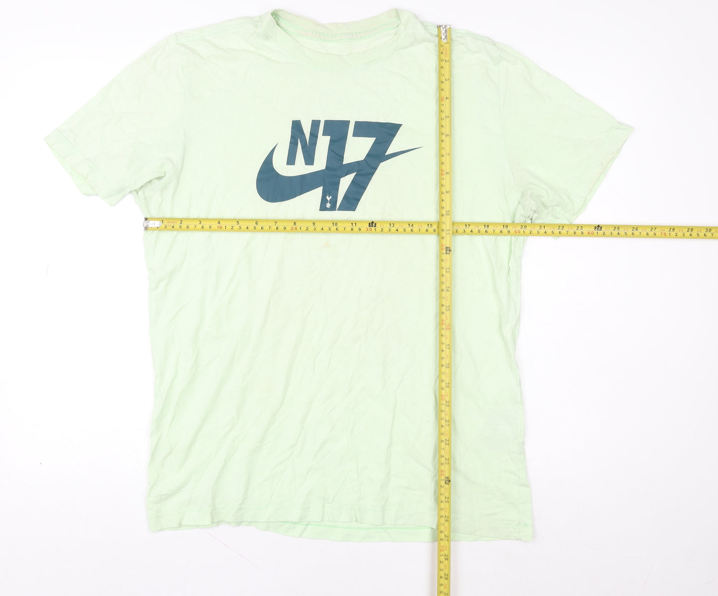 Nike Men's Green N17 Graphic Sports T-Shirt Size L
