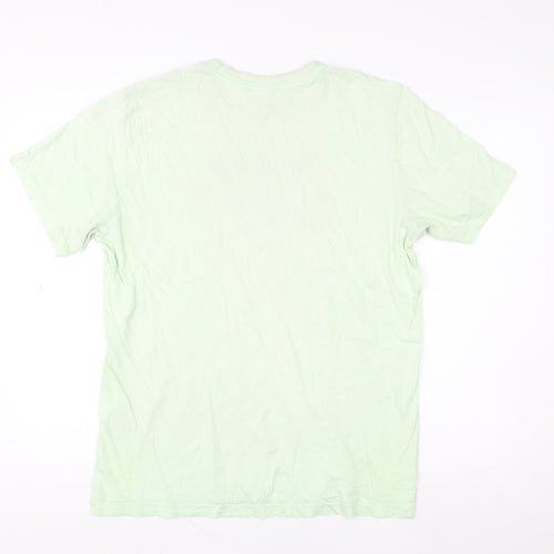 Nike Men's Green N17 Graphic Sports T-Shirt Size L