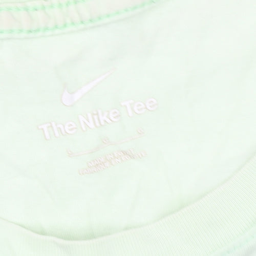 Nike Men's Green N17 Graphic Sports T-Shirt Size L