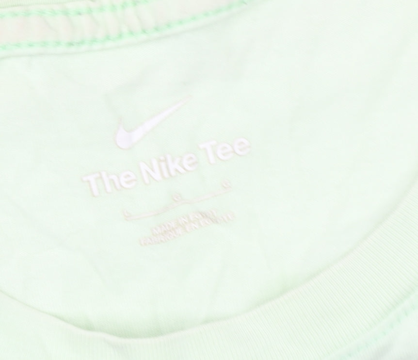 Nike Men's Green N17 Graphic Sports T-Shirt Size L