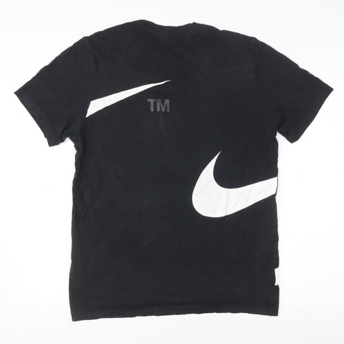 Nike Men's Black Graphic Logo Sports T-Shirt Size M