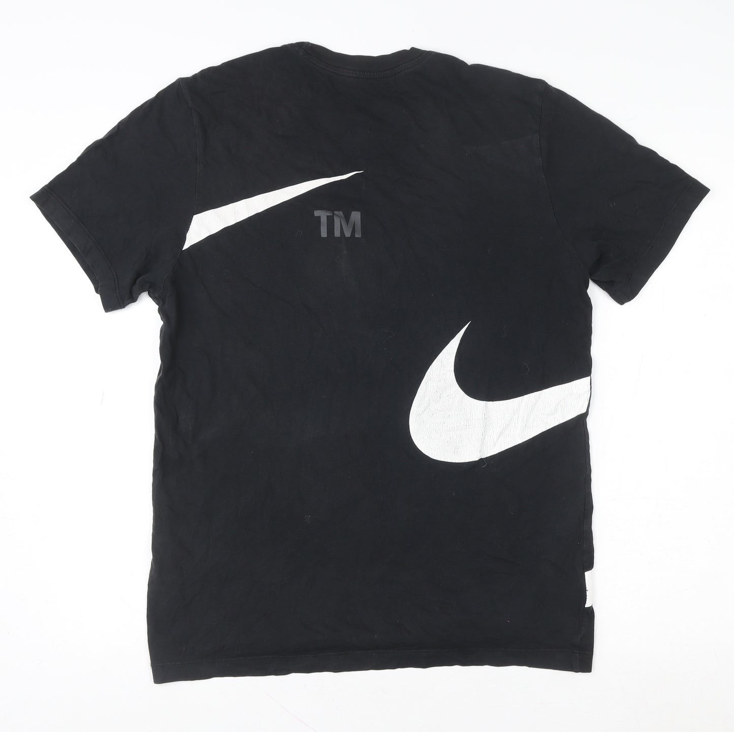 Nike Men's Black Graphic Logo Sports T-Shirt Size M