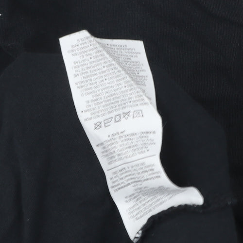 Nike Men's Black Graphic Logo Sports T-Shirt Size M