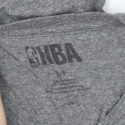 NBA Toronto Raptors Men's Grey Small Graphic T-Shirt