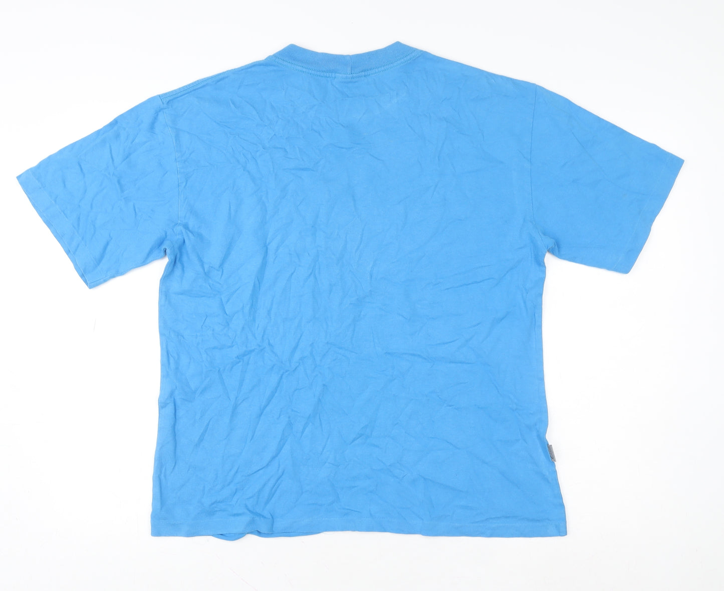 Cloud Women's Blue HMS Bounty Pitcairn Island Graphic Cotton T-Shirt Medium