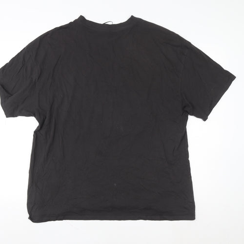 Smiley Originals Men's Black 1972 Retro Graphic T-Shirt L