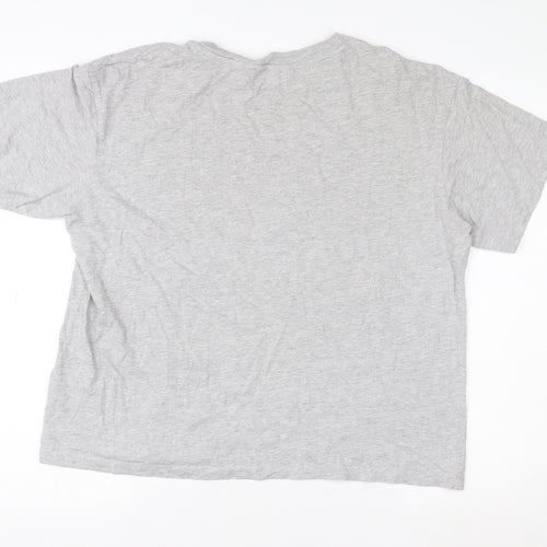 H&M Women’s Grey Harvard University Relaxed T-Shirt Size 12