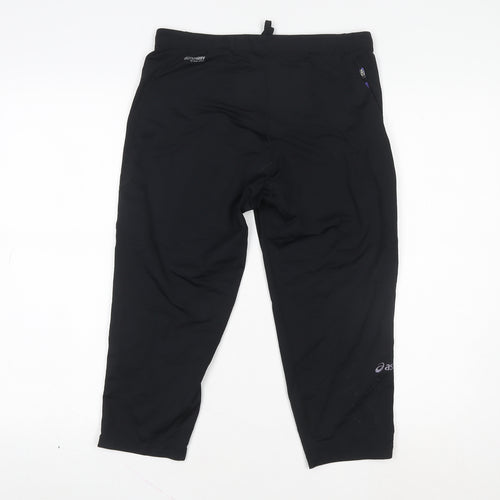 Asics Womens Black XL Jogger Activewear Trousers 84% Polyamide 16% Elastane