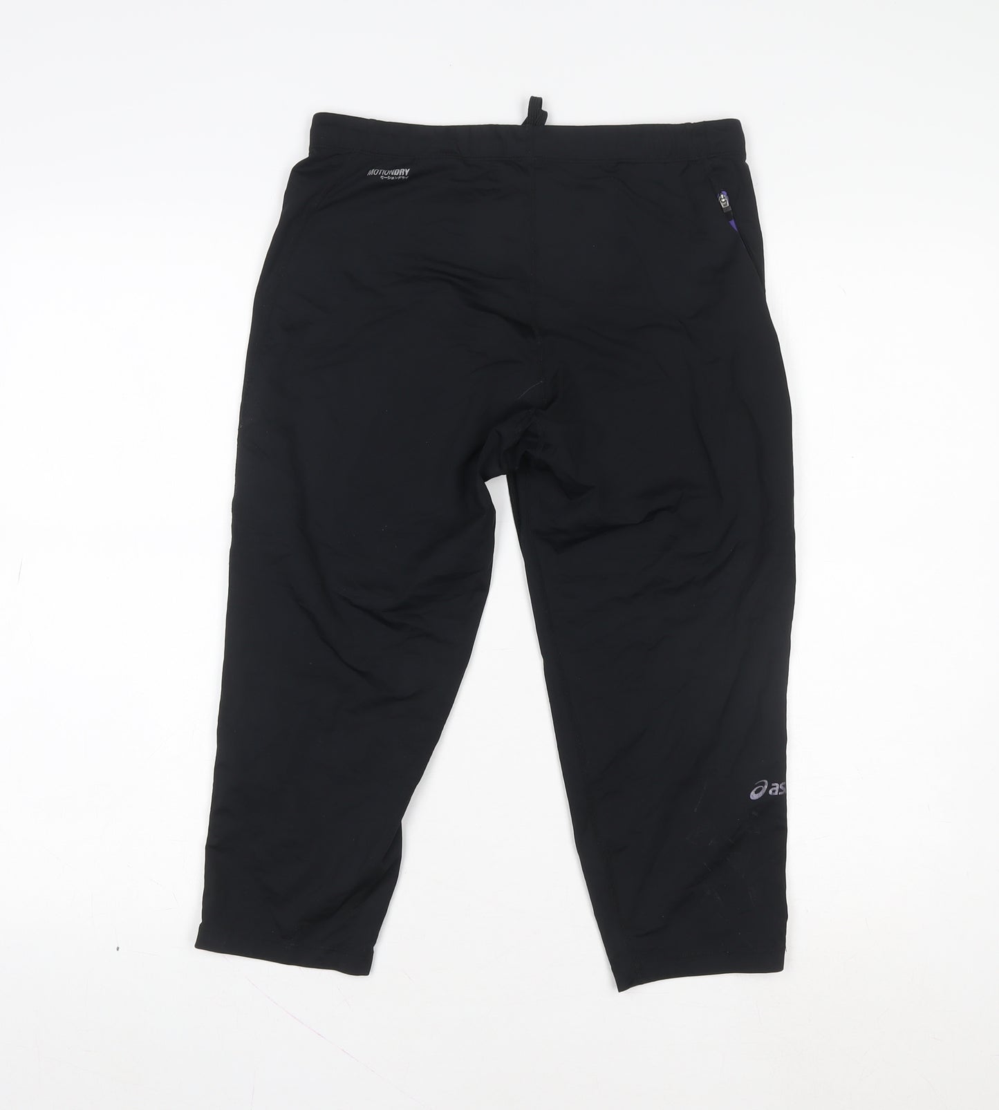 Asics Womens Black XL Jogger Activewear Trousers 84% Polyamide 16% Elastane