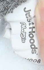 JustHoods AWDis Men's Grey 2XL Pullover Hoodie Foundry Gym Logo