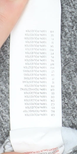 JustHoods AWDis Men's Grey 2XL Pullover Hoodie Foundry Gym Logo