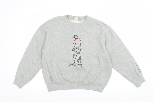 UNIQLO Musée du Louvre Grey Sweatshirt Women S Venus de Milo Graphic