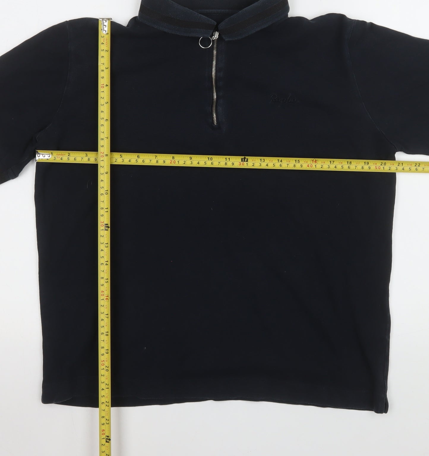 Rapha Men's Black 1/4 Zip Cycling Polo Shirt Size M