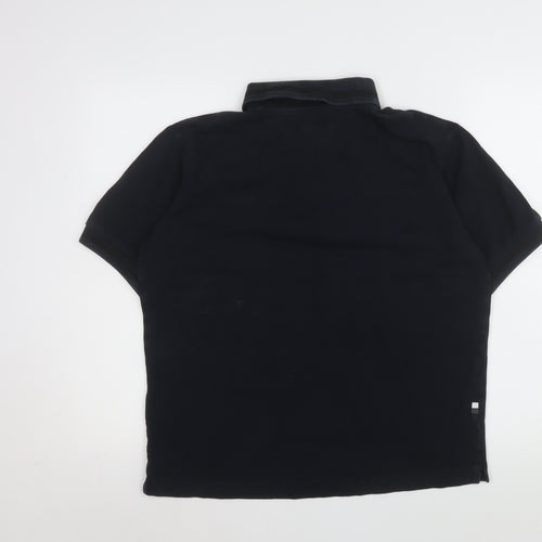 Rapha Men's Black 1/4 Zip Cycling Polo Shirt Size M