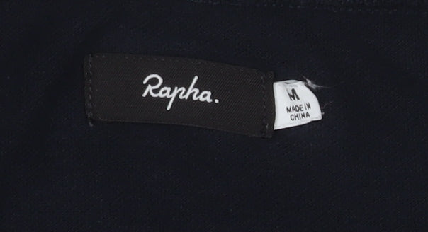 Rapha Men's Black 1/4 Zip Cycling Polo Shirt Size M