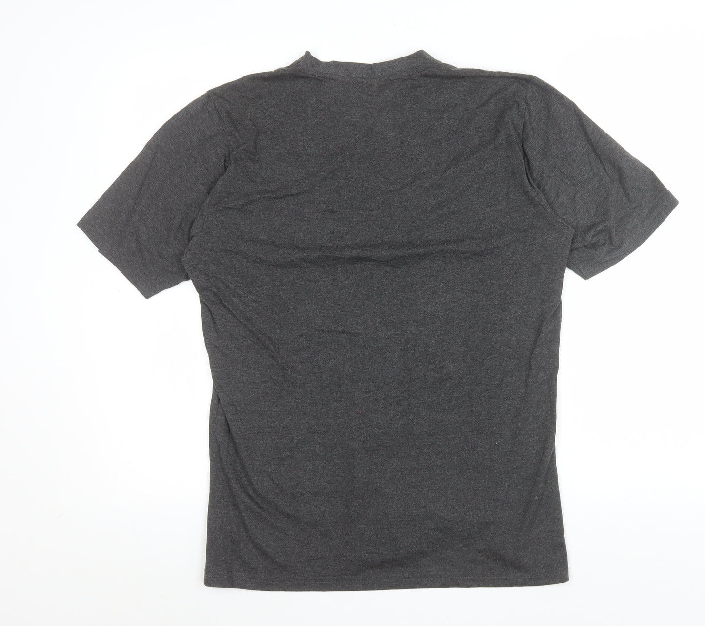 L.F.C. Men’s Grey V-Neck Short Sleeve Sports T-Shirt Size M
