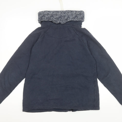Quba & Co Navy Blue Women's Size 8 Pullover Hoodie with Anchor Logo