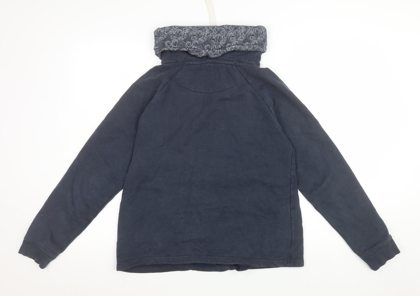 Quba & Co Navy Blue Women's Size 8 Pullover Hoodie with Anchor Logo