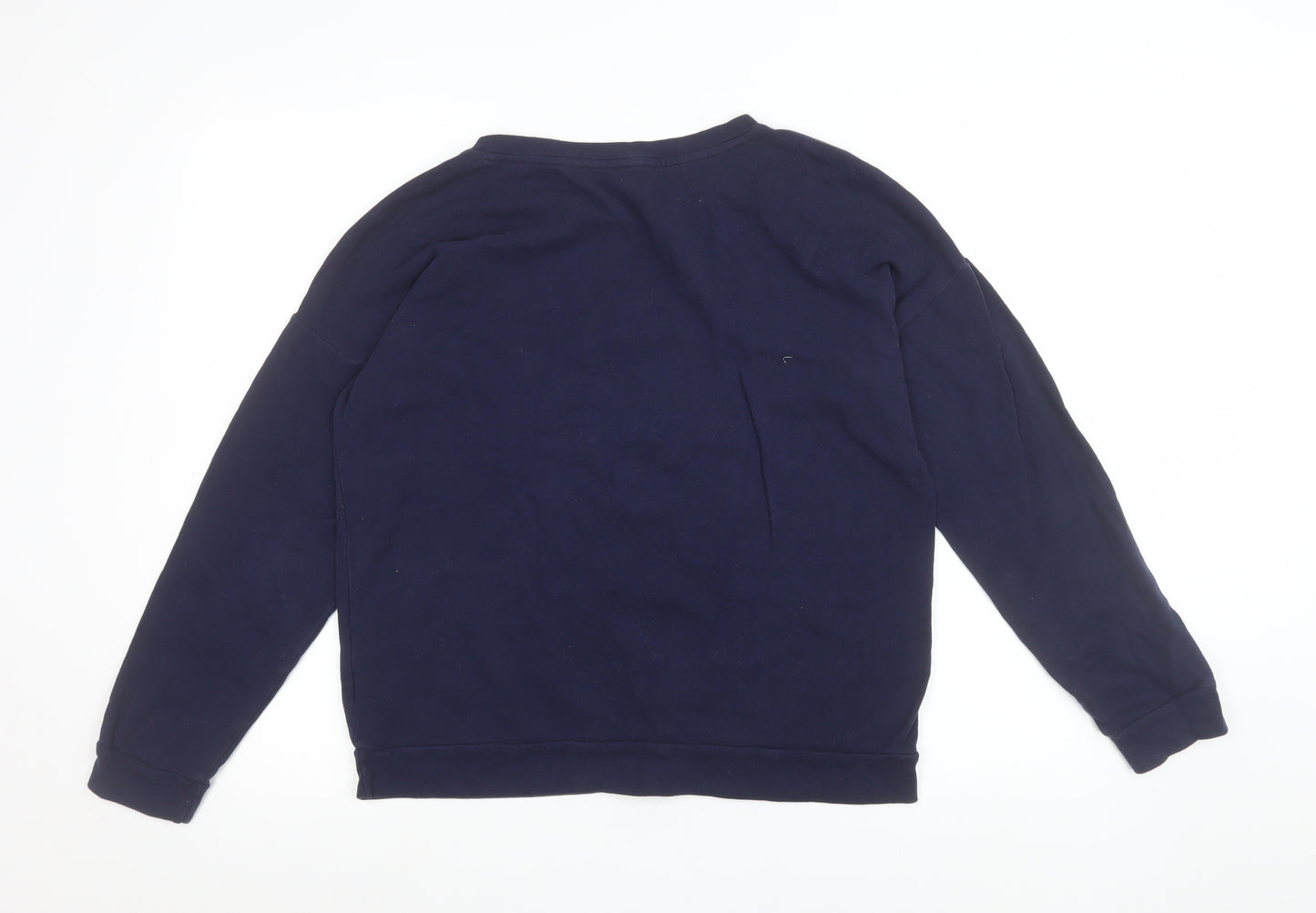 Next Women’s Navy Christmas Sequin Gingerbread Sweatshirt UK 10