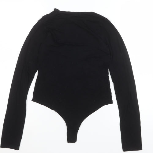 PrettyLittleThing Women's Black Long Sleeve Bodysuit Size 10