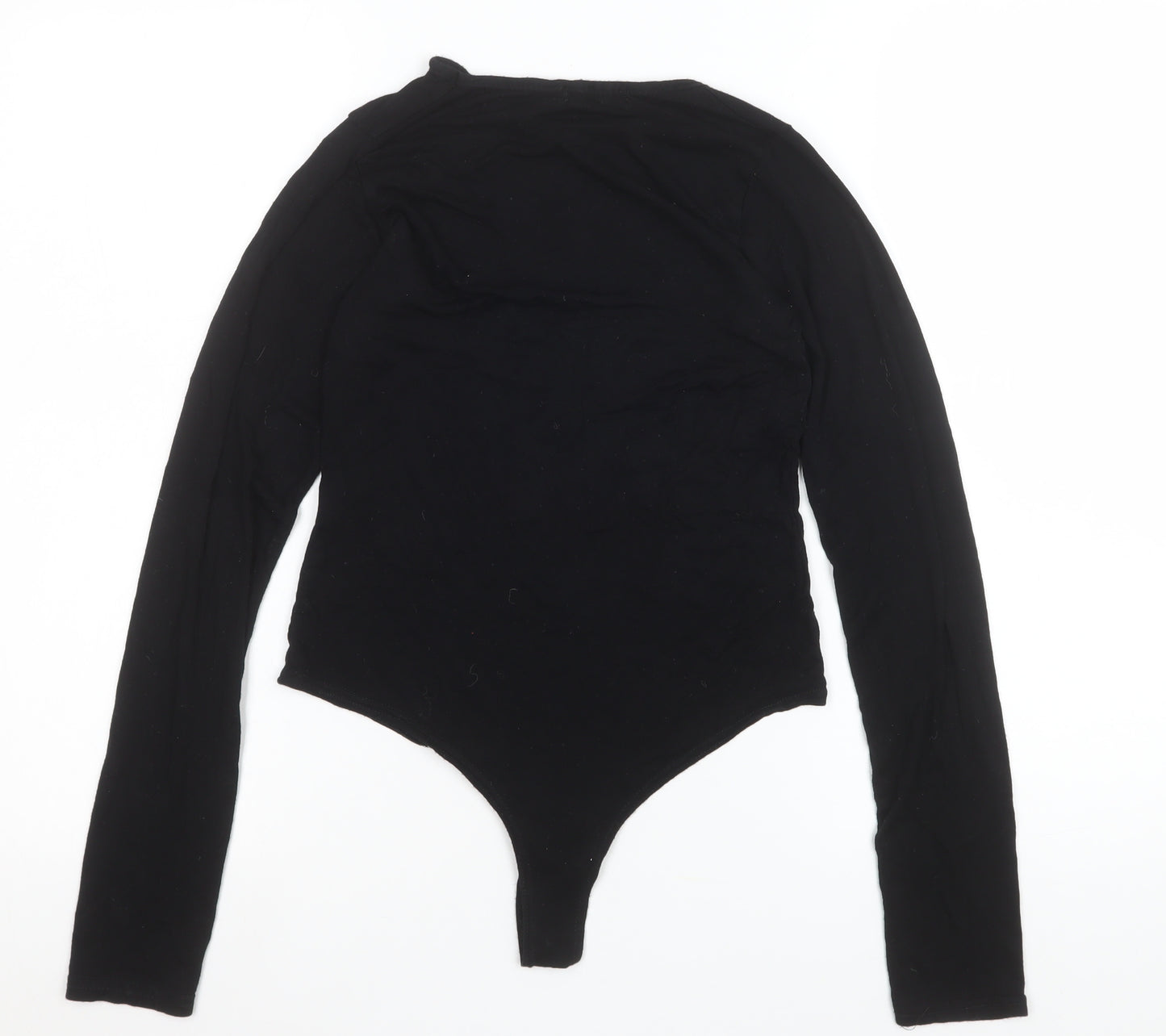 PrettyLittleThing Women's Black Long Sleeve Bodysuit Size 10