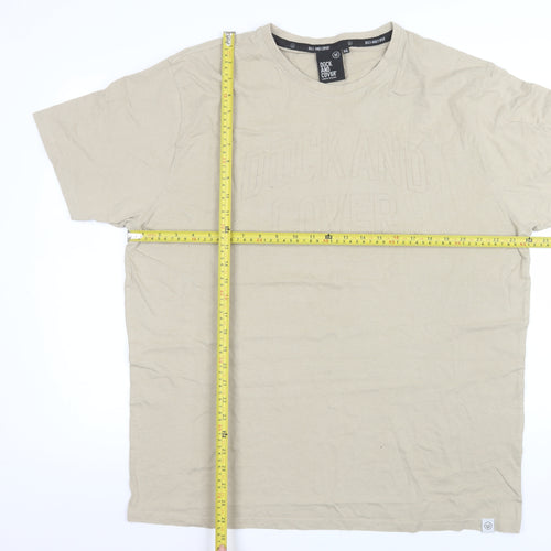 Duck and Cover Women’s Beige 2XL Cotton Short Sleeve T-Shirt
