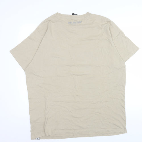 Duck and Cover Women’s Beige 2XL Cotton Short Sleeve T-Shirt