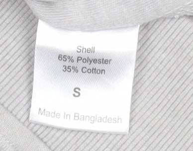 Harry Brown Men’s Grey Loose Fit Long Sleeve Button-Up Shirt Size S