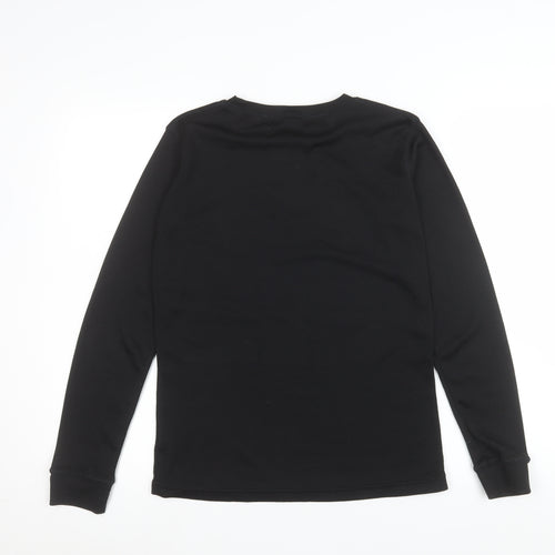 Campri Women's Black Size 10 Long Sleeve Base Layer Top