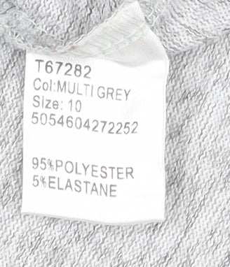 Izabel London Women's Grey Bird Print Pullover Sweatshirt Size 10