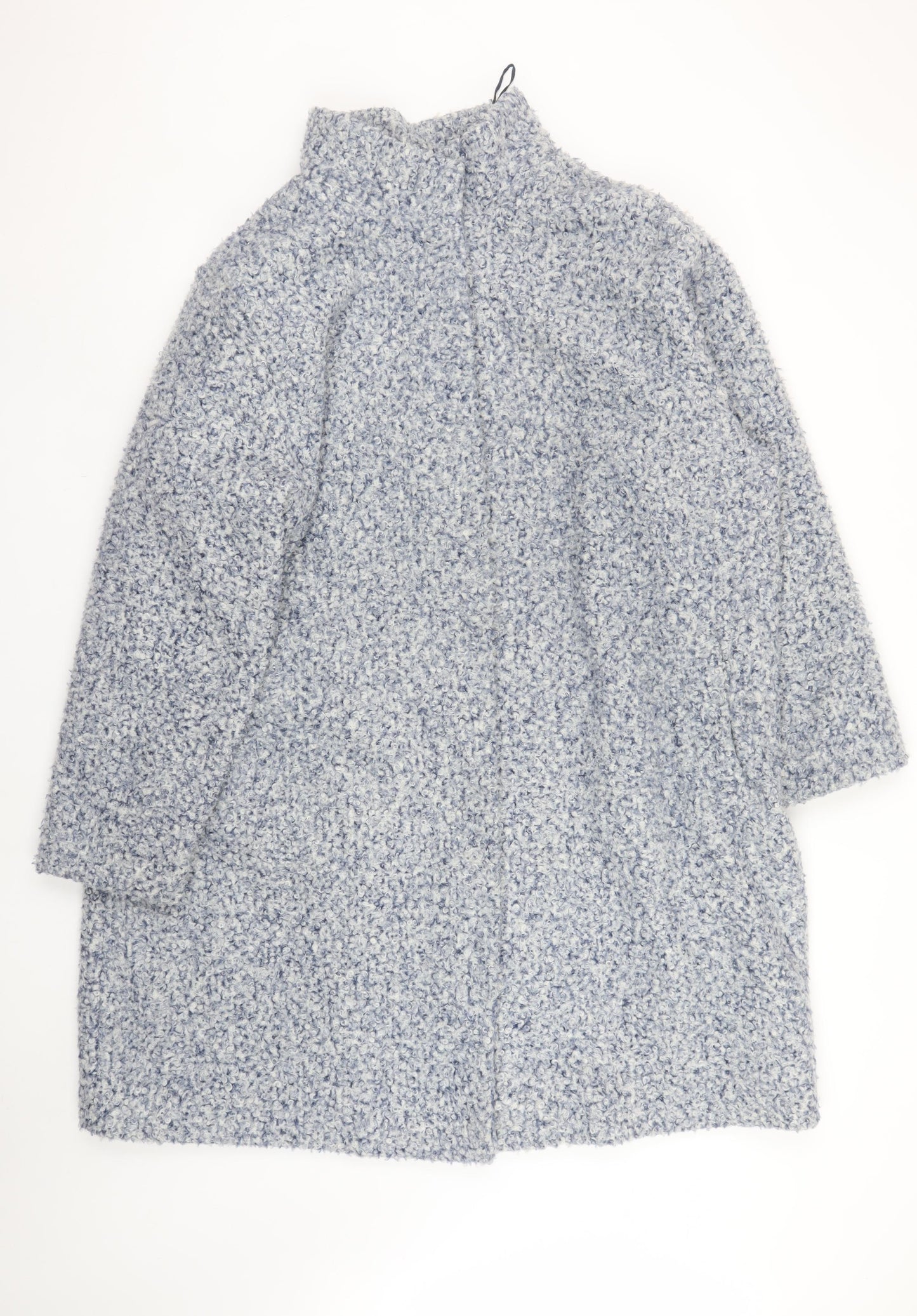 Tu Woman Grey Tweed Long Overcoat Size 24 Plus