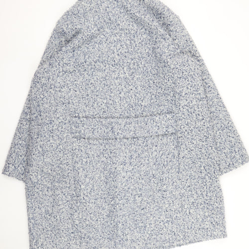 Tu Woman Grey Tweed Long Overcoat Size 24 Plus