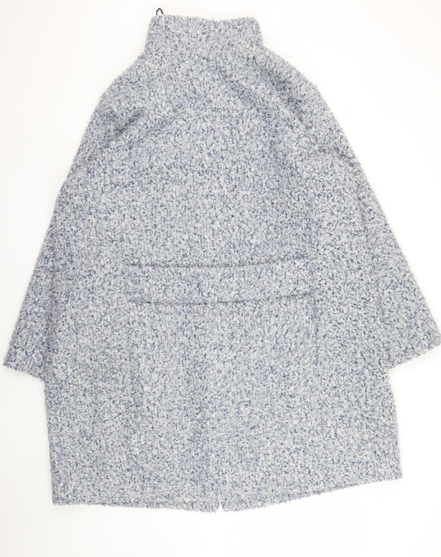 Tu Woman Grey Tweed Long Overcoat Size 24 Plus