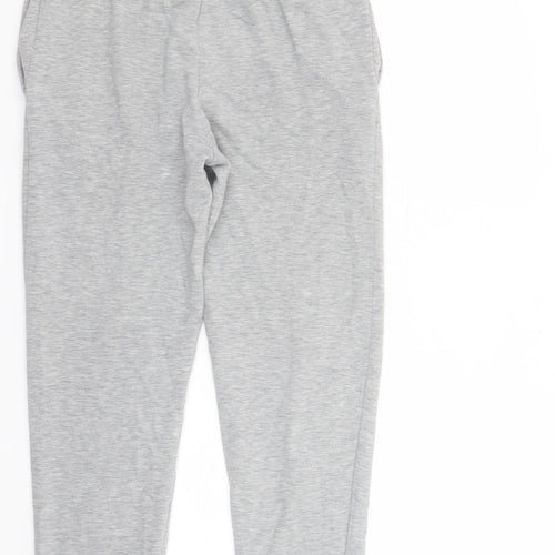 MP Women Grey Jogger Trousers S Jersey Elastic Waist Comfort Fit