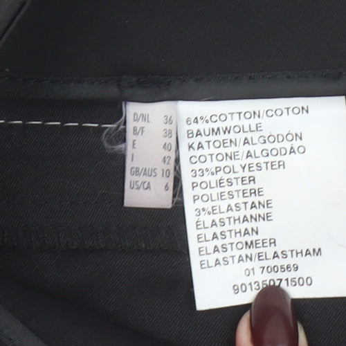 Steilmann Women's Black Straight Leg Trousers Size 10