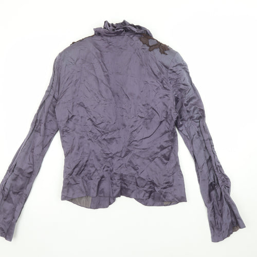 Linea Raffaelli Women’s Purple Blazer Jacket Size 16 Tailored Formal