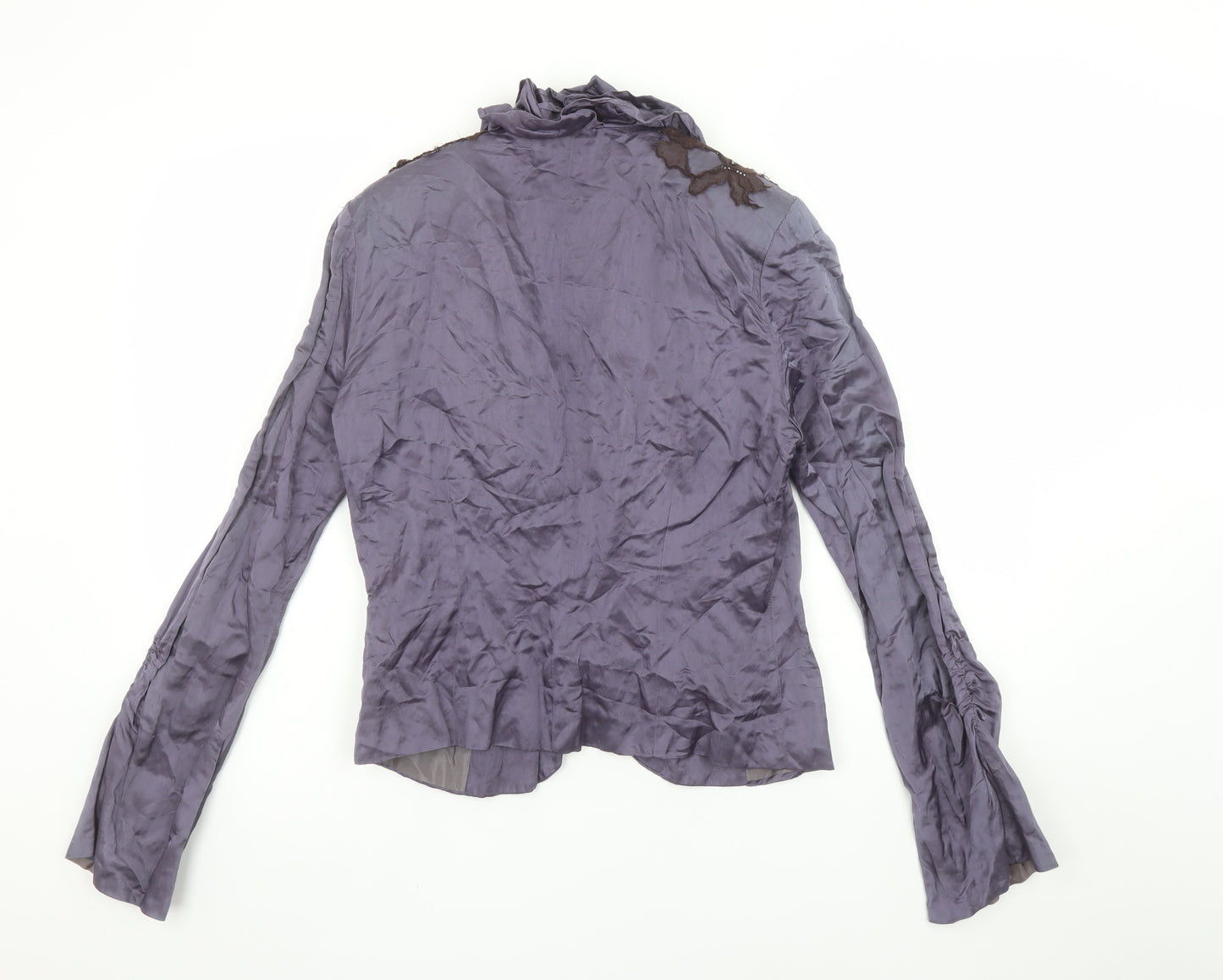 Linea Raffaelli Women’s Purple Blazer Jacket Size 16 Tailored Formal