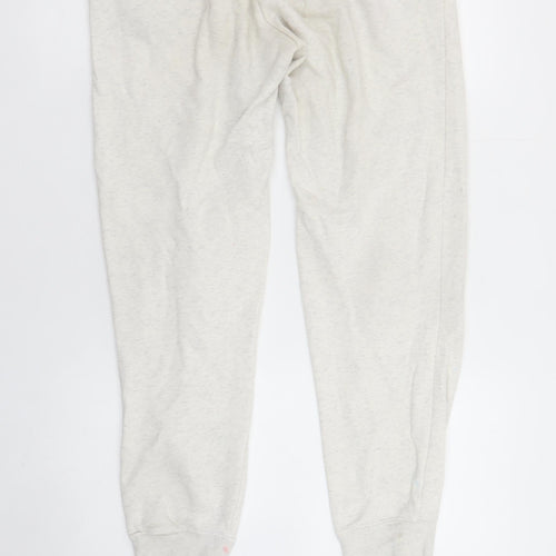 Nike Women’s Grey Jogger Sweatpants Small Elastic Waist Logo Sportswear